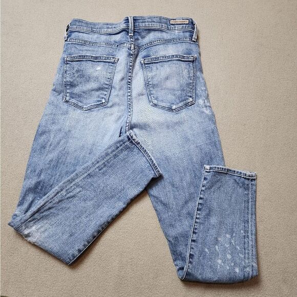 Citizens of Humanity Rocket Crop High Rise Skinny Jeans Distressed - Size 28 - Picture 5 of 16